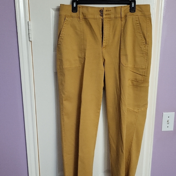 LILA RYAN Pants - LILA RYAN  Mustard Cargo Pants